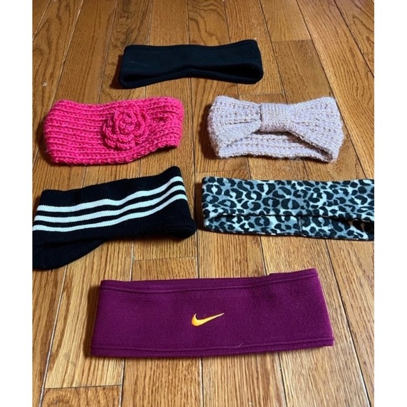 Bundle 5 winter headbands fleece variety from Nike, target & dicks sporting good - Picture 1 of 3